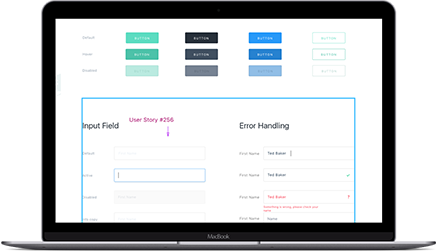 Design Process User Story UI Elements